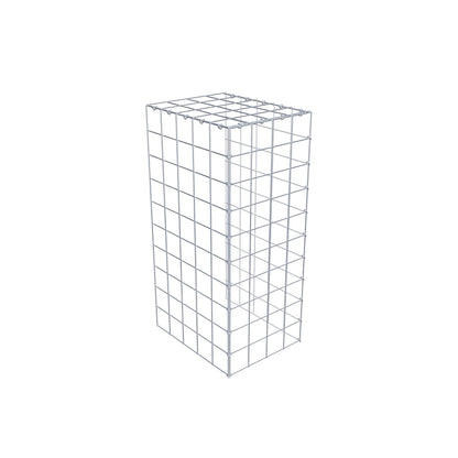 Anbaugabione Typ 4 100 cm x 50 cm x 40 cm (L x H x T), Maschenweite 10 cm x 10 cm, C-Ring