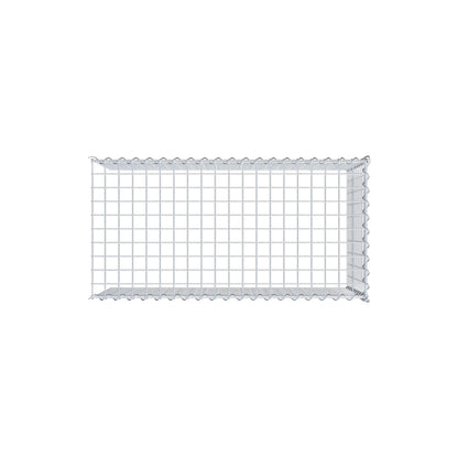 Gabion rapporté type 4 100 cm x 50 cm x 50 cm (L x H x P), mailles 5 cm x 5 cm, spirale