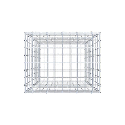 Gabion 100 cm x 50 cm x 40 cm (L x H x D), maskstorlek 5 cm x 10 cm, C-ring