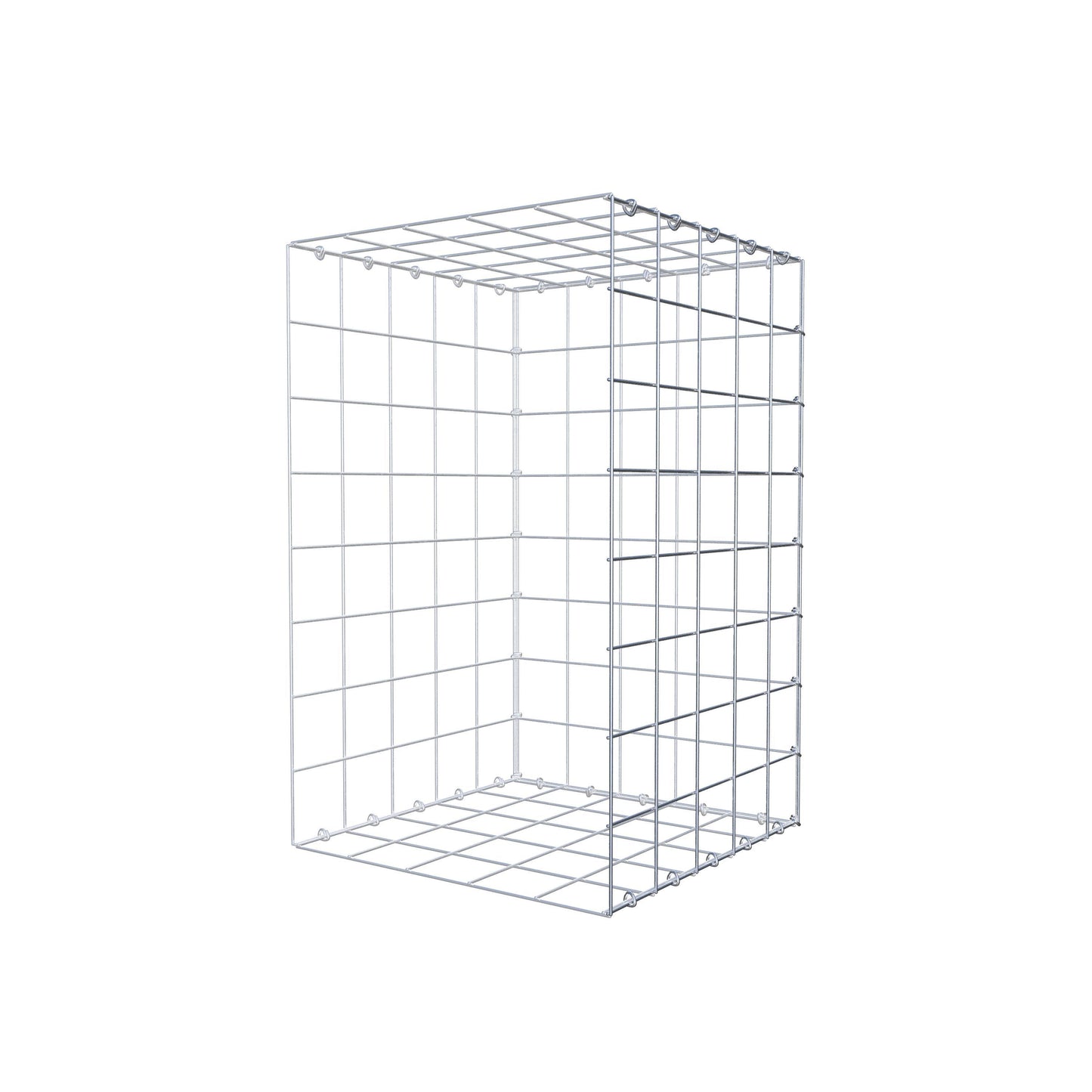 Toegevoegde pool type 2 80 cm x 50 cm x 50 cm (L x H x D), maaswijdte 10 cm x 10 cm, C-ring