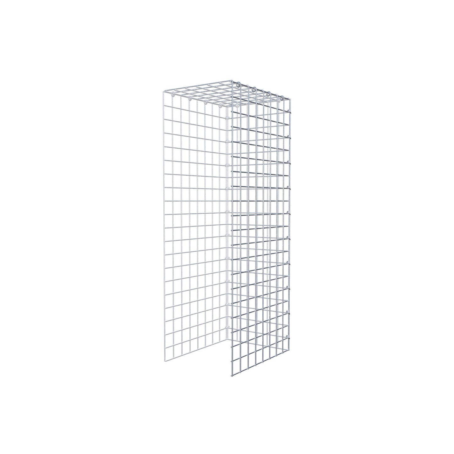 Fourche rapportée type 4 100 cm x 40 cm x 30 cm (L x H x P), mailles 5 cm x 5 cm, anneau C