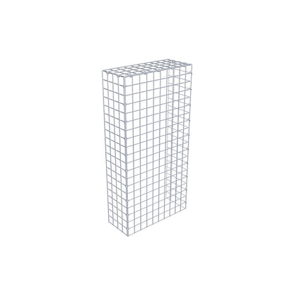 Type 4 oplegkorf 100 cm x 20 cm x 50 cm (L x H x D), maaswijdte 5 cm x 5 cm, C-ring