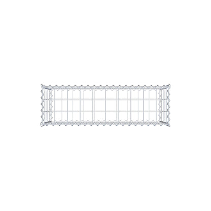 Lot de 2 gabions 100 cm x 50 cm x 30 cm (L x H x P), mailles 10 x 10 cm, spirale