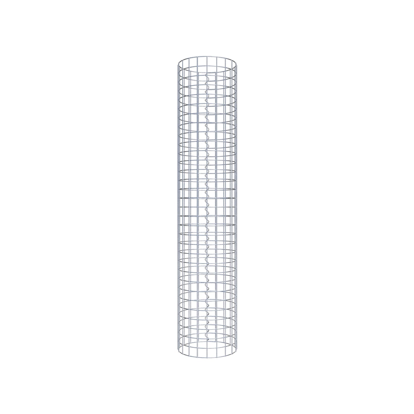 Gabionensäule rund 32 cm Durchmesser, 160 cm Höhe, Maschenweite 5 cm x 5 cm