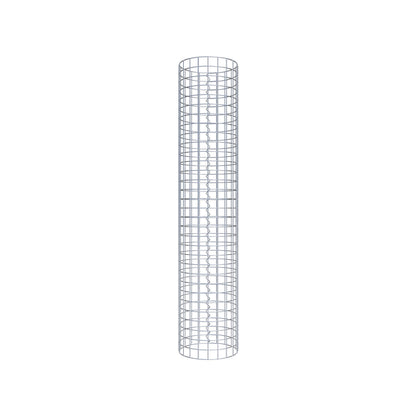 Gabionensäule rund 32 cm Durchmesser, 160 cm Höhe, Maschenweite 5 cm x 5 cm