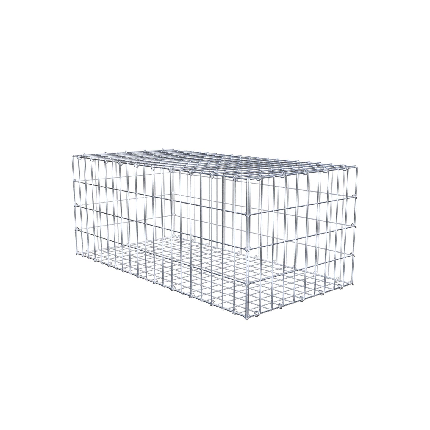 Gabion 100 cm x 40 cm x 50 cm (L x H x D), maskestørrelse 5 cm x 10 cm, C-ring