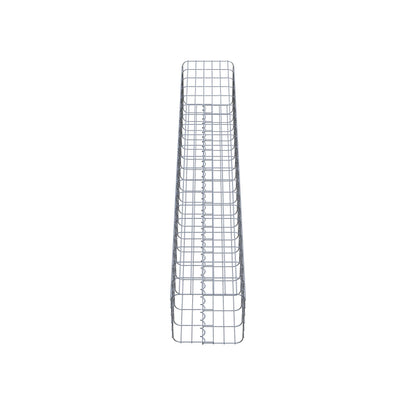Gabionensäule eckig 32 cm x 32 cm, 200 cm Höhe, MW 5 cm x 10 cm