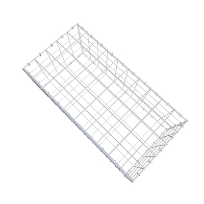 Schanskorf 100 cm x 40 cm x 50 cm (L x H x D), maaswijdte 10 cm x 10 cm, C-ring