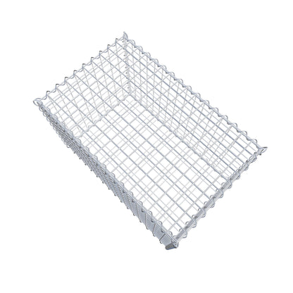 Gabion 80 cm x 50 cm x 50 cm (L x H x P), mailles 5 cm x 5 cm, spirale