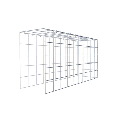 Fourche rapportée type 4 100 cm x 50 cm x 30 cm (L x H x P), mailles 10 cm x 10 cm, anneau C