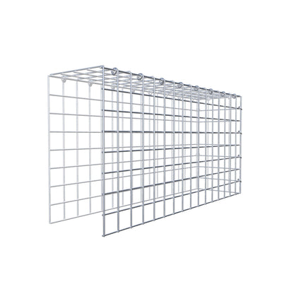 Monteret gabion type 4 80 cm x 40 cm x 20 cm (L x H x D), maskestørrelse 5 cm x 5 cm, C-ring