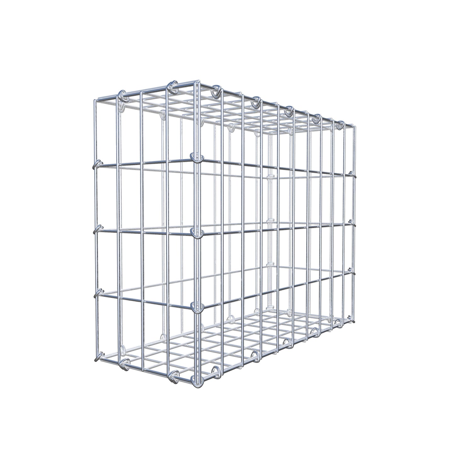 Schanskorf 50 cm x 40 cm x 20 cm (L x H x D), maaswijdte 5 cm x 10 cm, C-ring