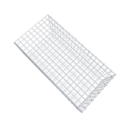 Anbaugabione Typ 2 100 cm x 40 cm x 50 cm, Maschenweite 5 cm x 10 cm, C-Ring