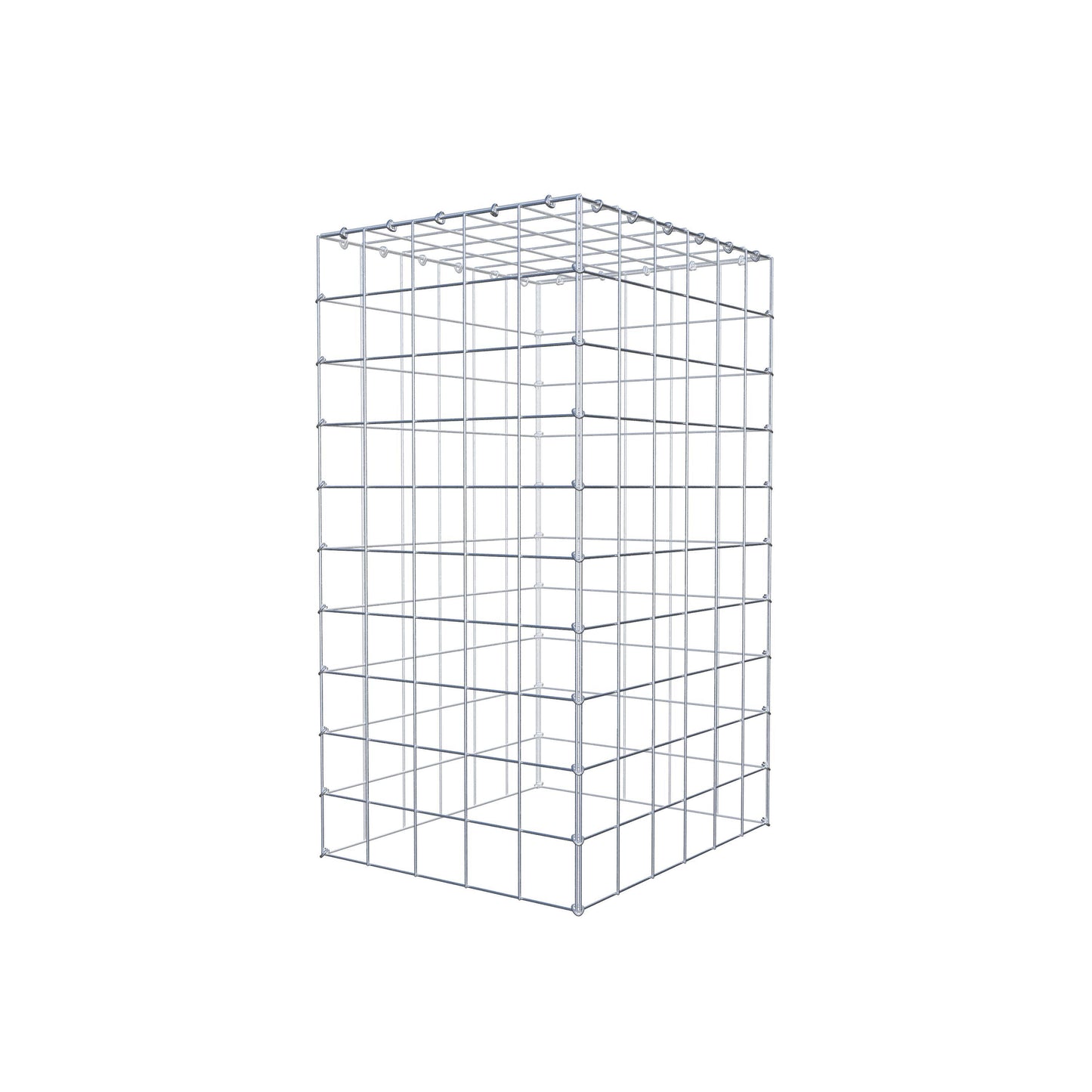 Anbaugabione Typ 3 100 cm x 60 cm x 50 cm (L x H x T), Maschenweite 10 cm x 10 cm, C-Ring