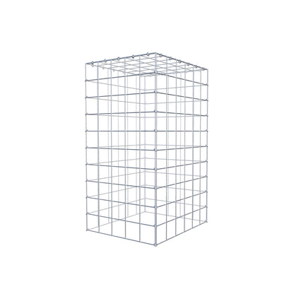 Anbaugabione Typ 3 100 cm x 60 cm x 50 cm (L x H x T), Maschenweite 10 cm x 10 cm, C-Ring