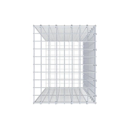 Opzetpaal type 2 100 cm x 40 cm x 50 cm (L x H x D), maaswijdte 5 cm x 5 cm, C-ring