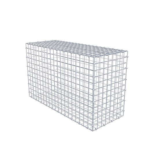 Schanskorf 100 cm x 60 cm x 40 cm (L x H x D), maaswijdte 5 x 5 cm, spiraalring
