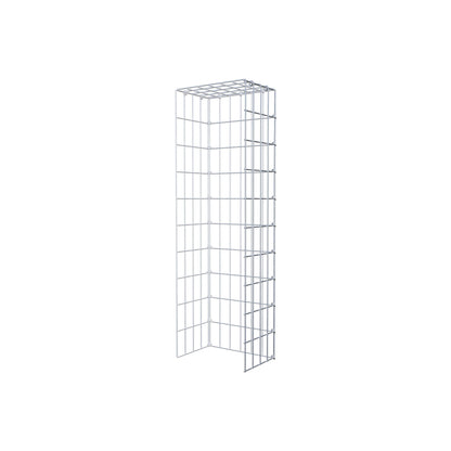 Anbaugabione Typ 4 100 cm x 20 cm x 30 cm (L x H x T), Maschenweite 5 cm x 10 cm, C-Ring