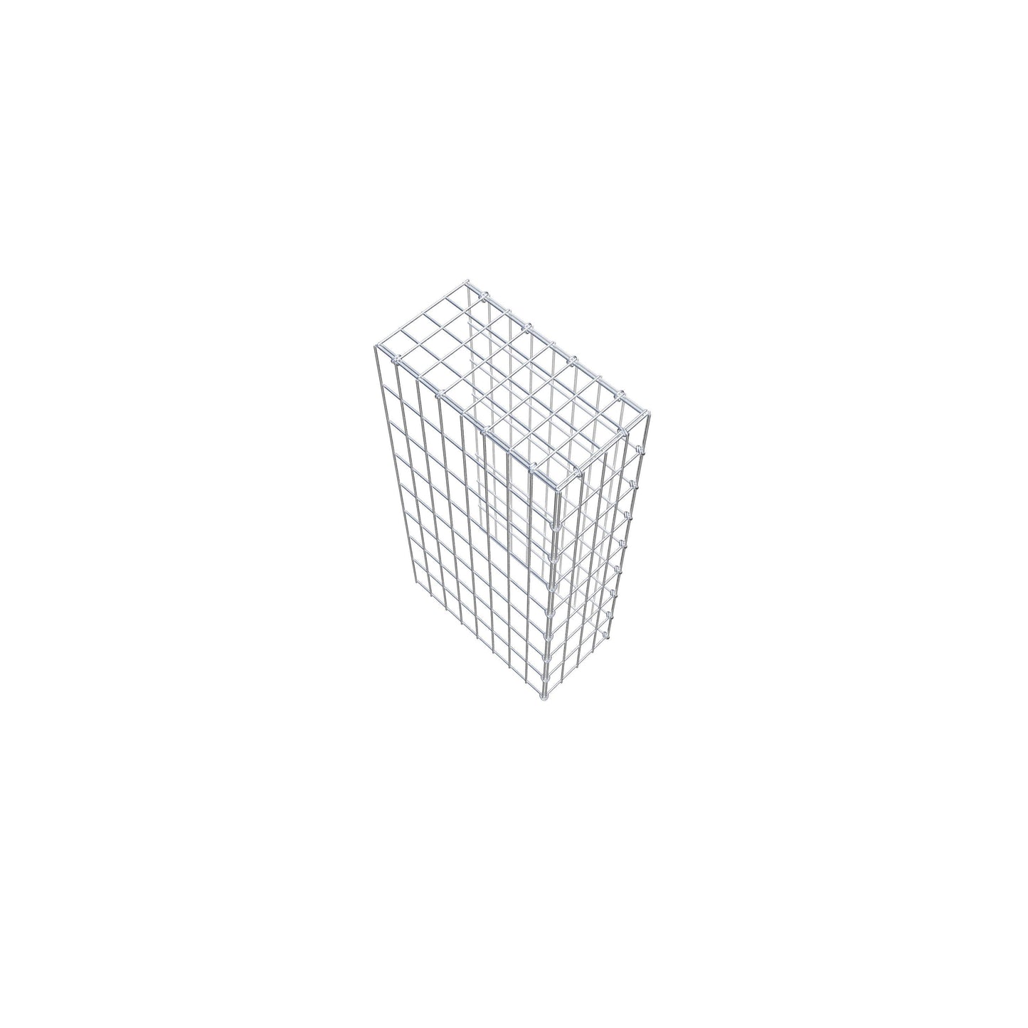 Pila adicional tipo 4 80 cm x 40 cm x 20 cm (L x A x P), malla 5 cm x 10 cm, anillo en C