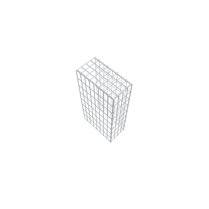 Pila adicional tipo 4 80 cm x 40 cm x 20 cm (L x A x P), malla 5 cm x 10 cm, anillo en C
