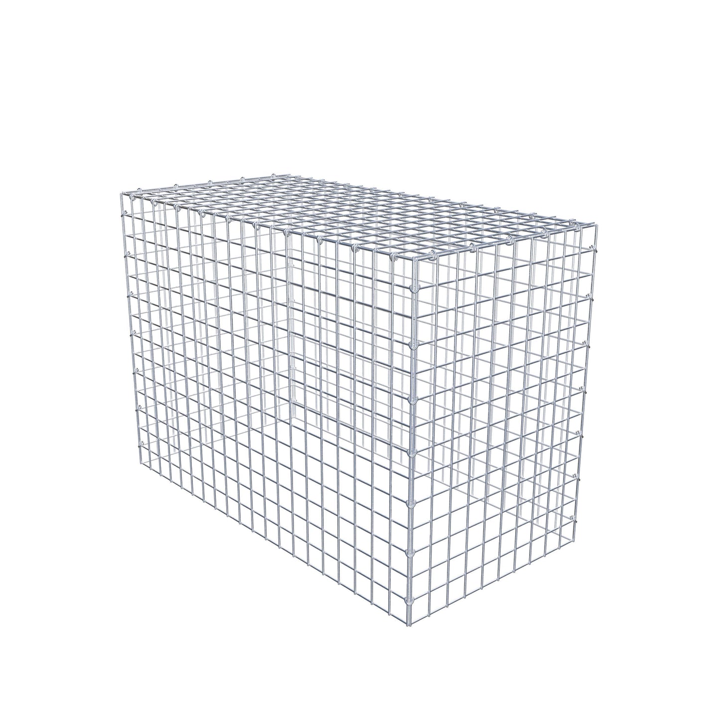 Gabbione aggiuntivo di tipo 3 100 cm x 70 cm x 50 cm (L x A x P), maglia 5 cm x 5 cm, anello a C