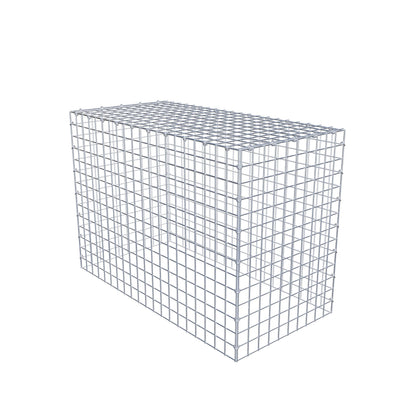 Gabbione aggiuntivo di tipo 3 100 cm x 70 cm x 50 cm (L x A x P), maglia 5 cm x 5 cm, anello a C