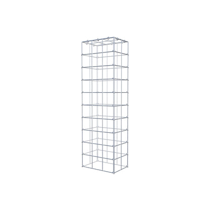 Fourche rapportée type 3 100 cm x 20 cm x 30 cm (L x H x P), maille 10 cm x 10 cm, anneau en C