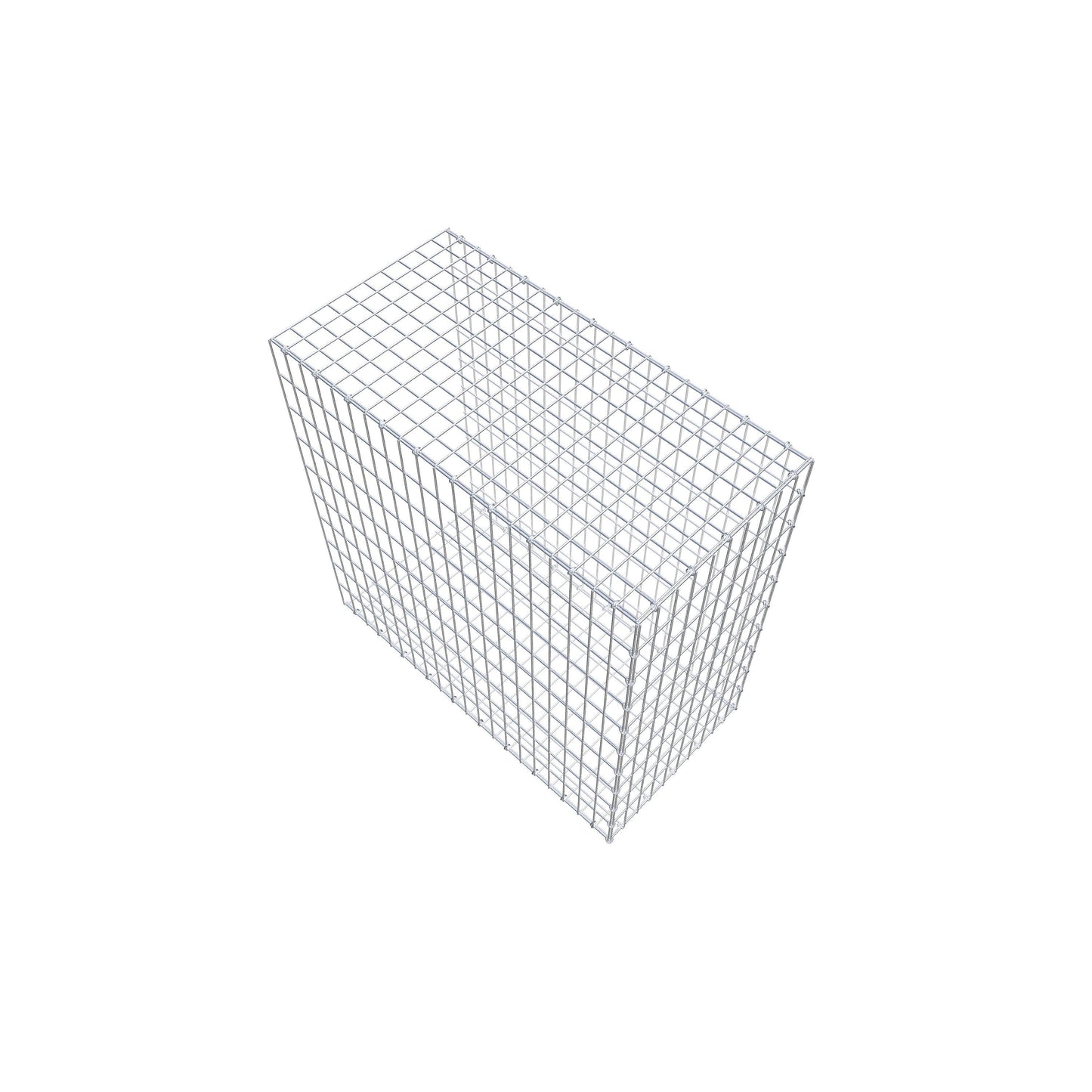 Mounted gabion type 2 100 cm x 100 cm x 50 cm, mesh size 5 cm x 10 cm, C-ring