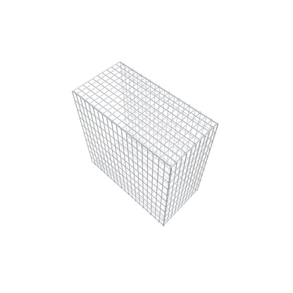 Mounted gabion type 2 100 cm x 100 cm x 50 cm, mesh size 5 cm x 10 cm, C-ring
