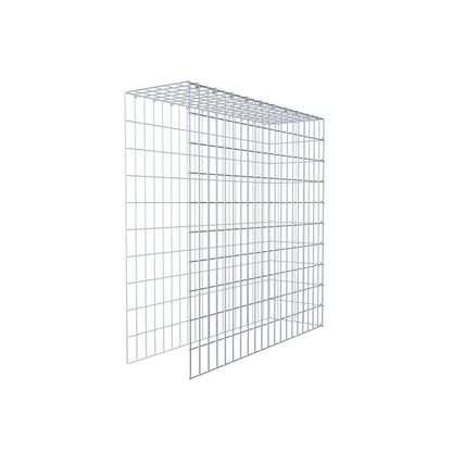 Gavión adicional tipo 4 100 cm x 100 cm x 30 cm (L x A x P), malla 5 cm x 10 cm, anillo en C