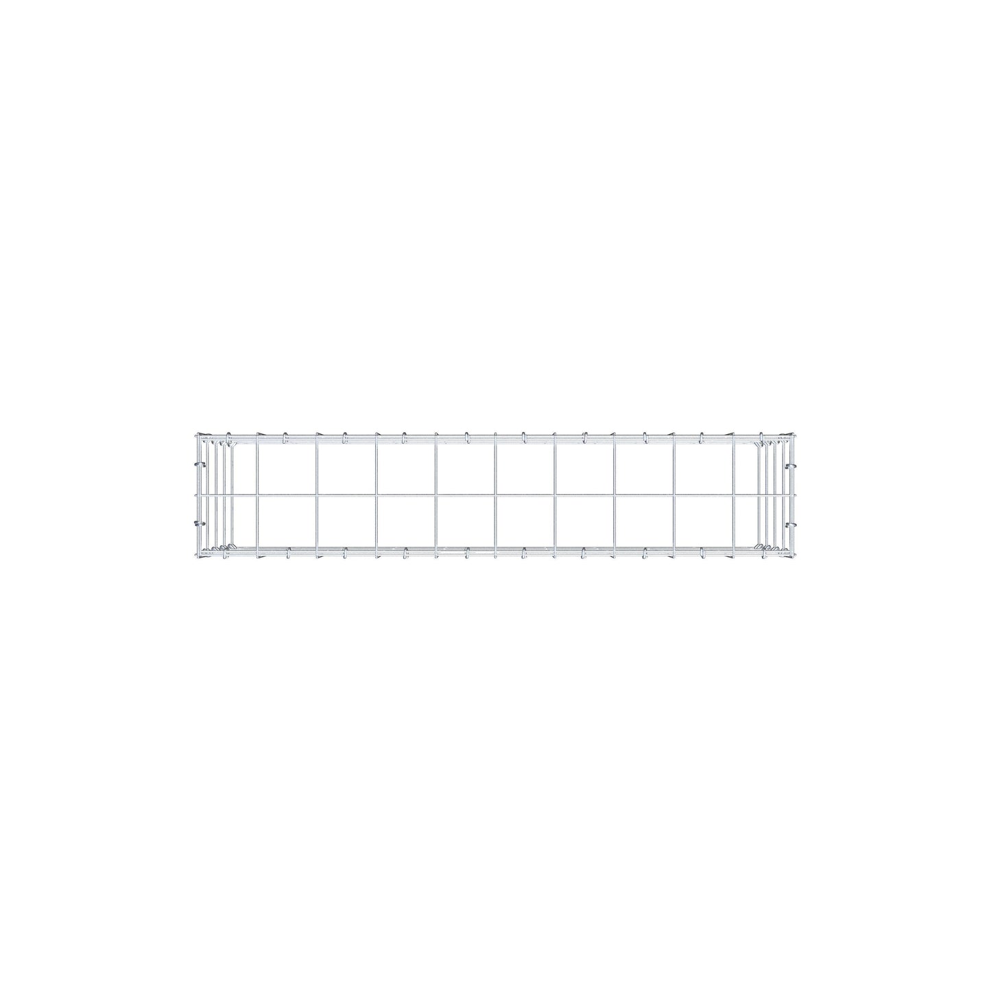 Fourche rapportée type 3 100 cm x 40 cm x 20 cm (L x H x P), mailles 10 cm x 10 cm, anneau C