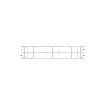 Fourche rapportée type 3 100 cm x 40 cm x 20 cm (L x H x P), mailles 10 cm x 10 cm, anneau C
