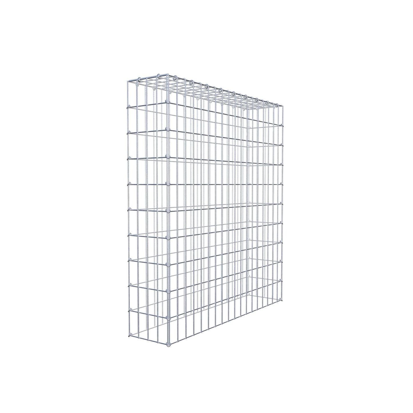 Gabbione aggiuntivo di tipo 3 100 cm x 90 cm x 20 cm (L x H x P), maglia 5 cm x 10 cm, anello a C