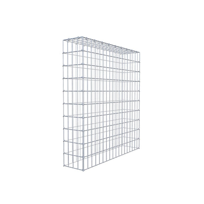 Gabbione aggiuntivo di tipo 3 100 cm x 90 cm x 20 cm (L x H x P), maglia 5 cm x 10 cm, anello a C