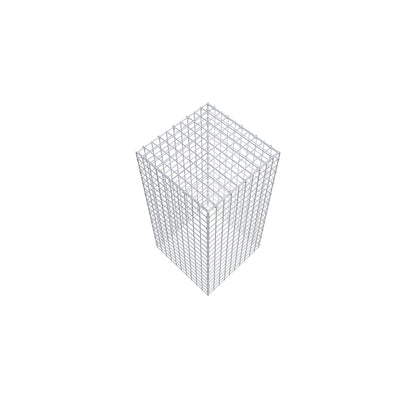 Gabbione aggiuntivo di tipo 3 100 cm x 50 cm x 50 cm (L x A x P), maglia 5 cm x 5 cm, anello a C