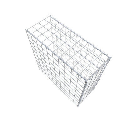 Gabion rapporté type 4 100 cm x 100 cm x 40 cm (L x H x P), mailles 10 cm x 10 cm, spirale