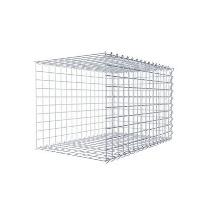 Gabion rapporté type 2 80 cm x 50 cm x 50 cm (L x H x P), mailles 5 cm x 5 cm, spirale
