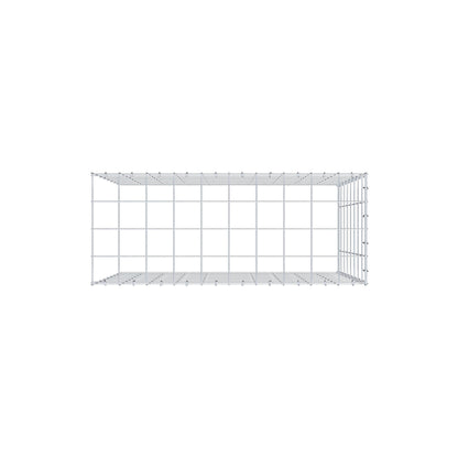 Gabbione aggiuntivo tipo 4 100 cm x 80 cm x 40 cm (L x H x P), maglia 10 cm x 10 cm, anello a C