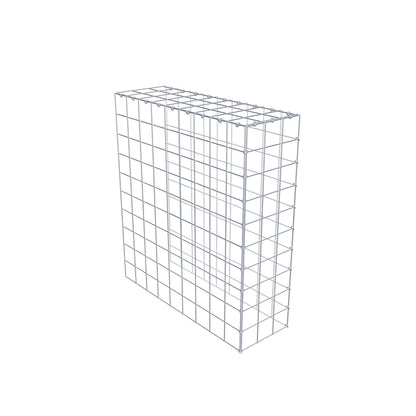 Gavión adicional tipo 4 100 cm x 90 cm x 30 cm (L x A x P), malla 10 cm x 10 cm, anillo en C