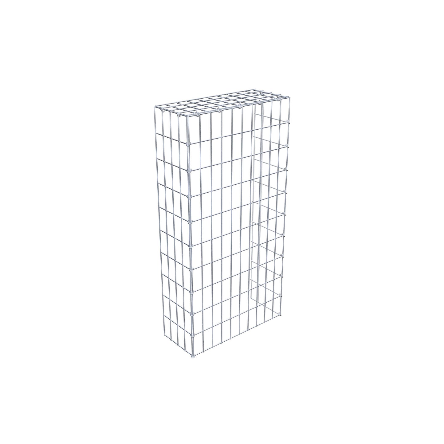 Fourche rapportée type 4 100 cm x 20 cm x 50 cm (L x H x P), mailles 5 cm x 10 cm, anneau C