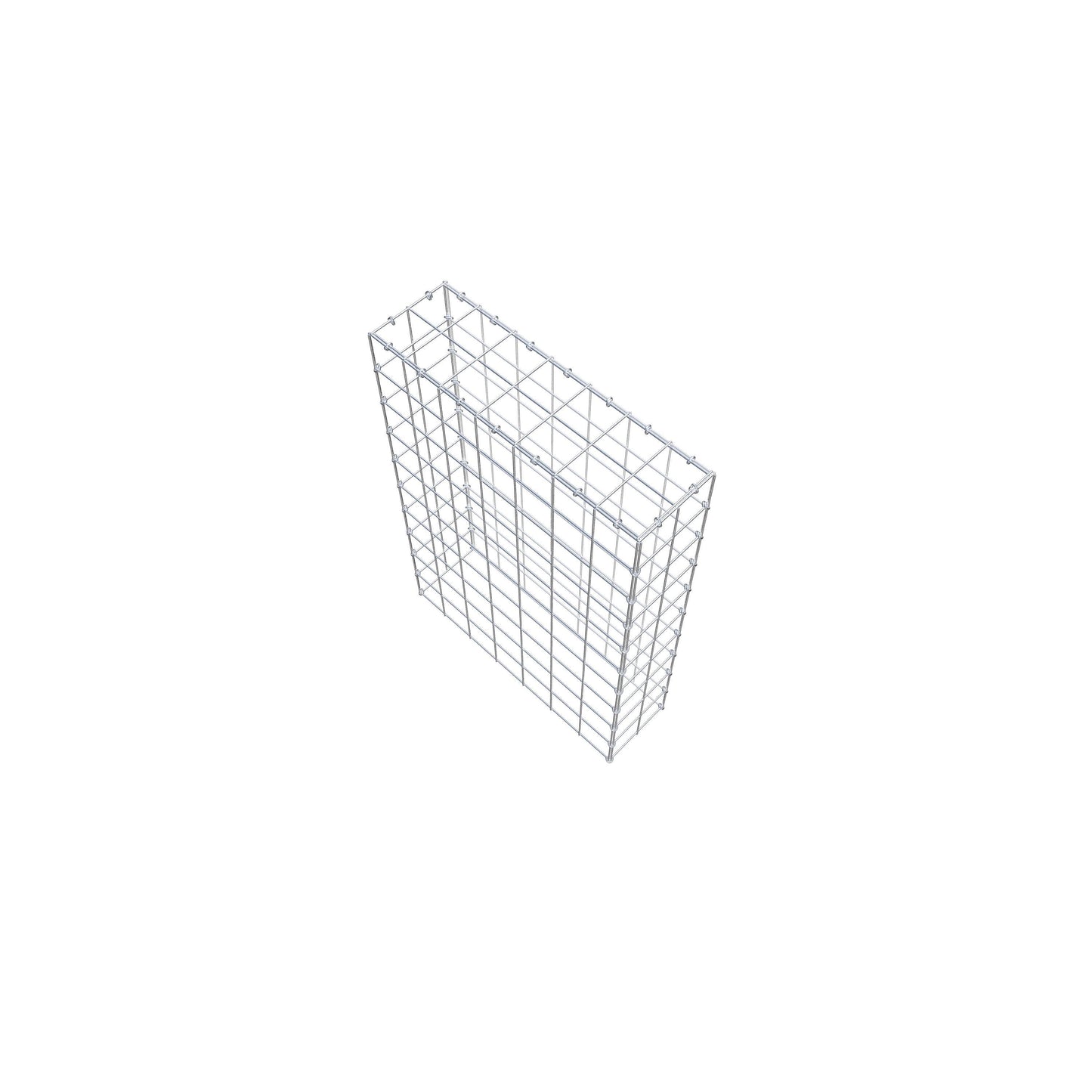 Gabbione aggiuntivo di tipo 3 100 cm x 70 cm x 20 cm (L x H x P), maglia 10 cm x 10 cm, anello a C