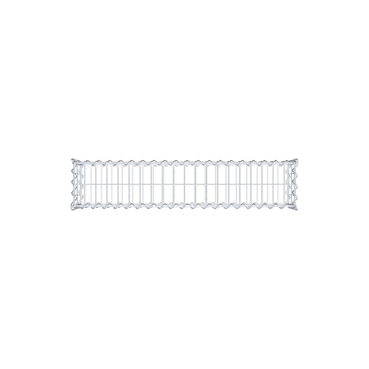 Schanskorf 100 cm x 20 cm x 20 cm (L x H x D), maaswijdte 5 cm x 10 cm, spiraalvormig