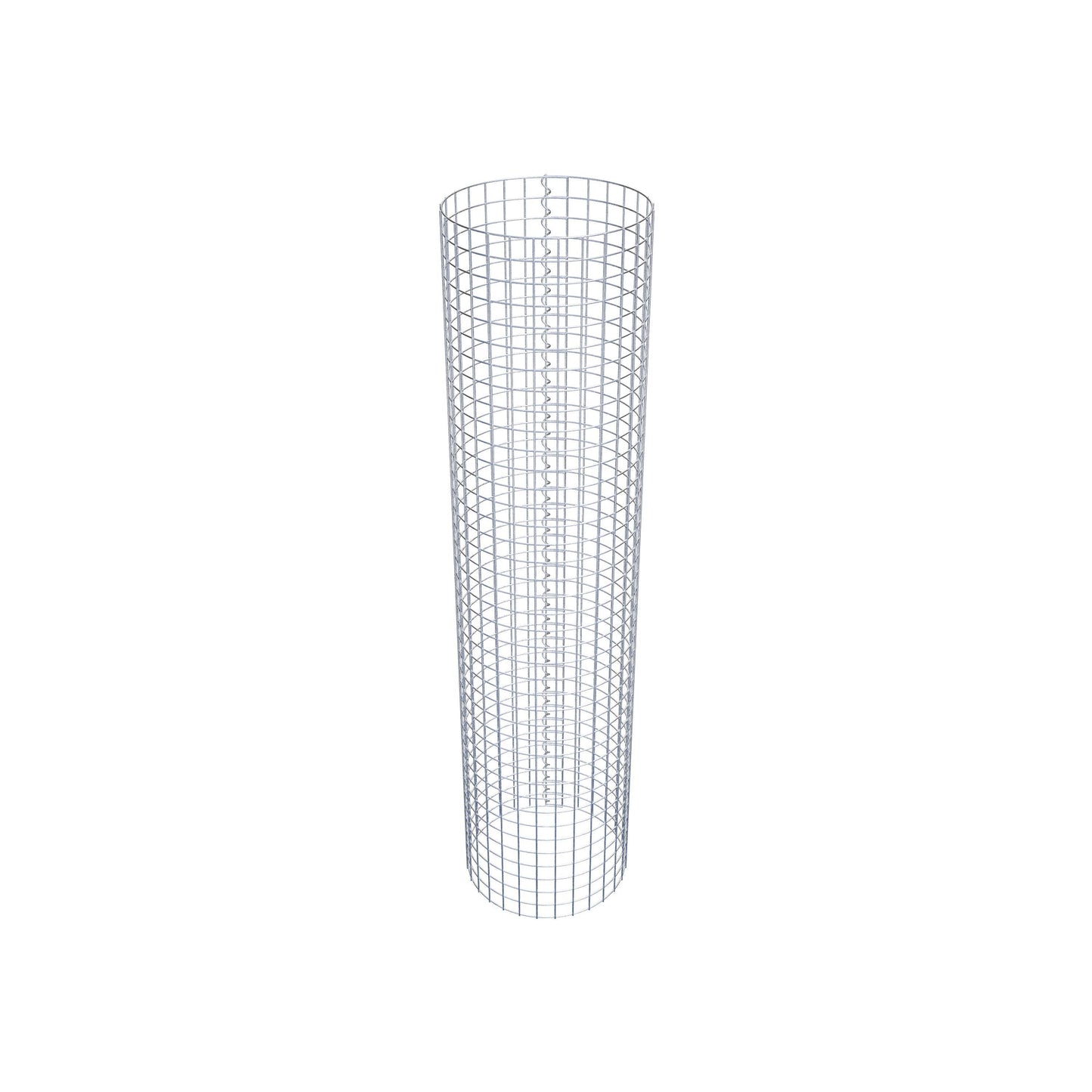Colonna gabbionata rotonda 47 cm di diametro, 200 cm di altezza, maglia 5 cm x 5 cm