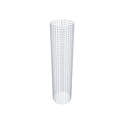 Colonna gabbionata rotonda 47 cm di diametro, 200 cm di altezza, maglia 5 cm x 5 cm