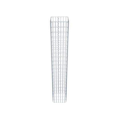 Gabionensäule eckig 32 cm x 32 cm, 200 cm Höhe, MW 5 cm x 10 cm