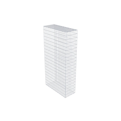 Monteret gabion type 2 200 cm x 100 cm x 40 cm, maskestørrelse 5 cm x 10 cm, C-ring