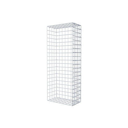 Type 2 oplegkorf 100 cm x 20 cm x 40 cm (L x H x D), maaswijdte 5 cm x 5 cm, C-ring