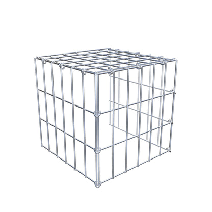 Gavión adicional tipo 4 30 cm x 30 cm x 30 cm (L x A x P), malla 5 cm x 10 cm, anillo en C
