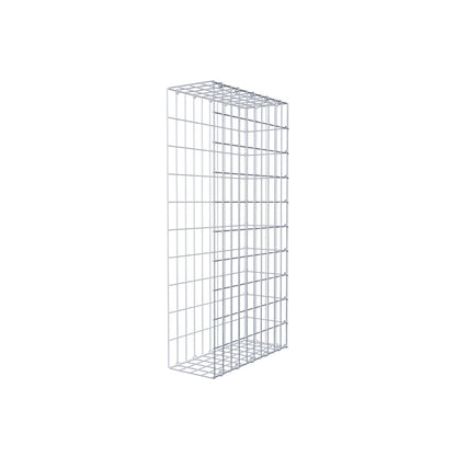 Anbaugabione Typ 2 100 cm x 50 cm x 20 cm, Maschenweite 5 cm x 10 cm, C-Ring