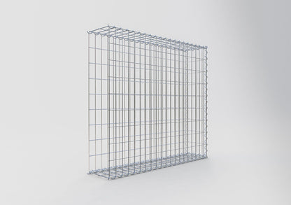 Gabion rapporté type 2 100 cm x 90 cm x 20 cm (L x H x P), mailles 5 cm x 10 cm, spirale